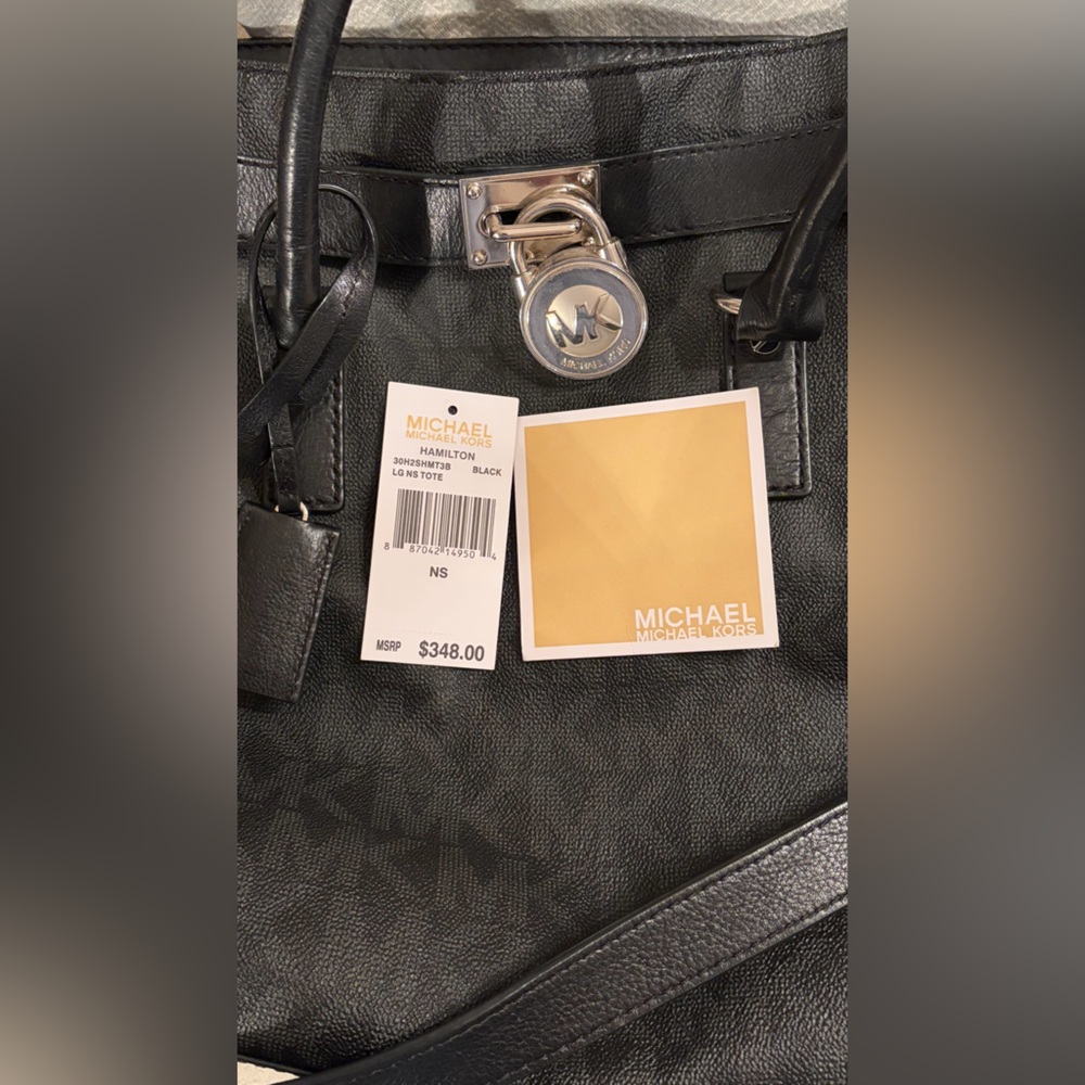Michael Kors Black Leather Shoulder Bag - Picture 9 of 9